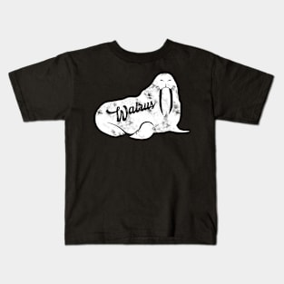 Walrus Text Kids T-Shirt